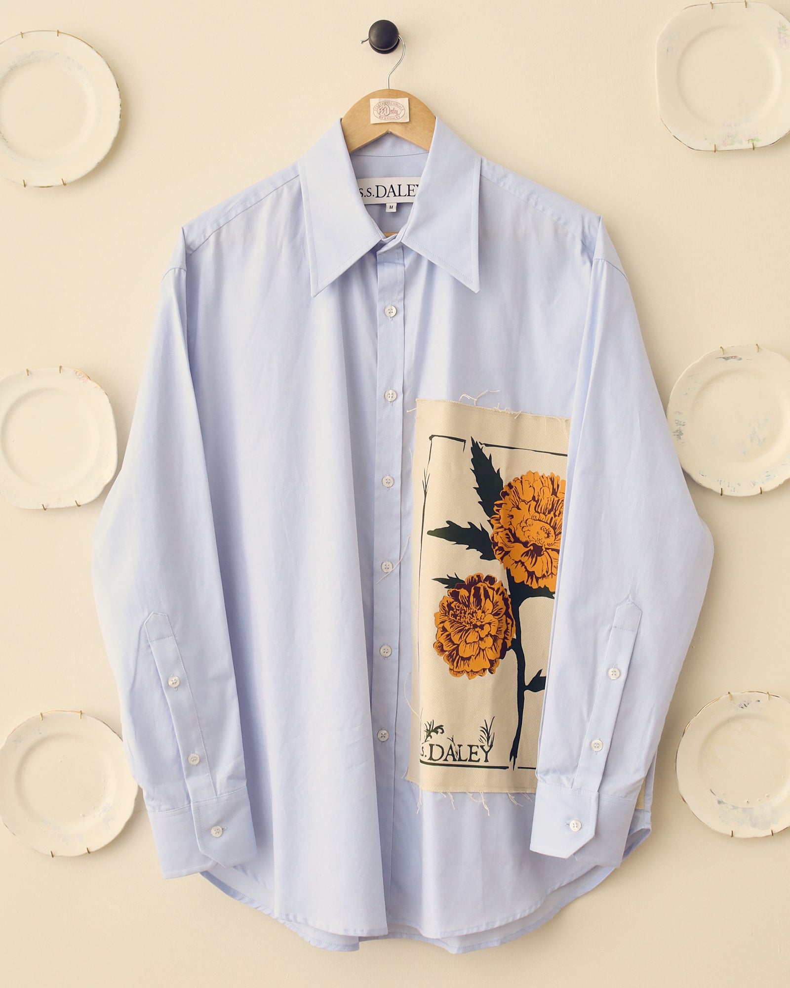 'Marigold' Long Sleeve Shirt - Blue