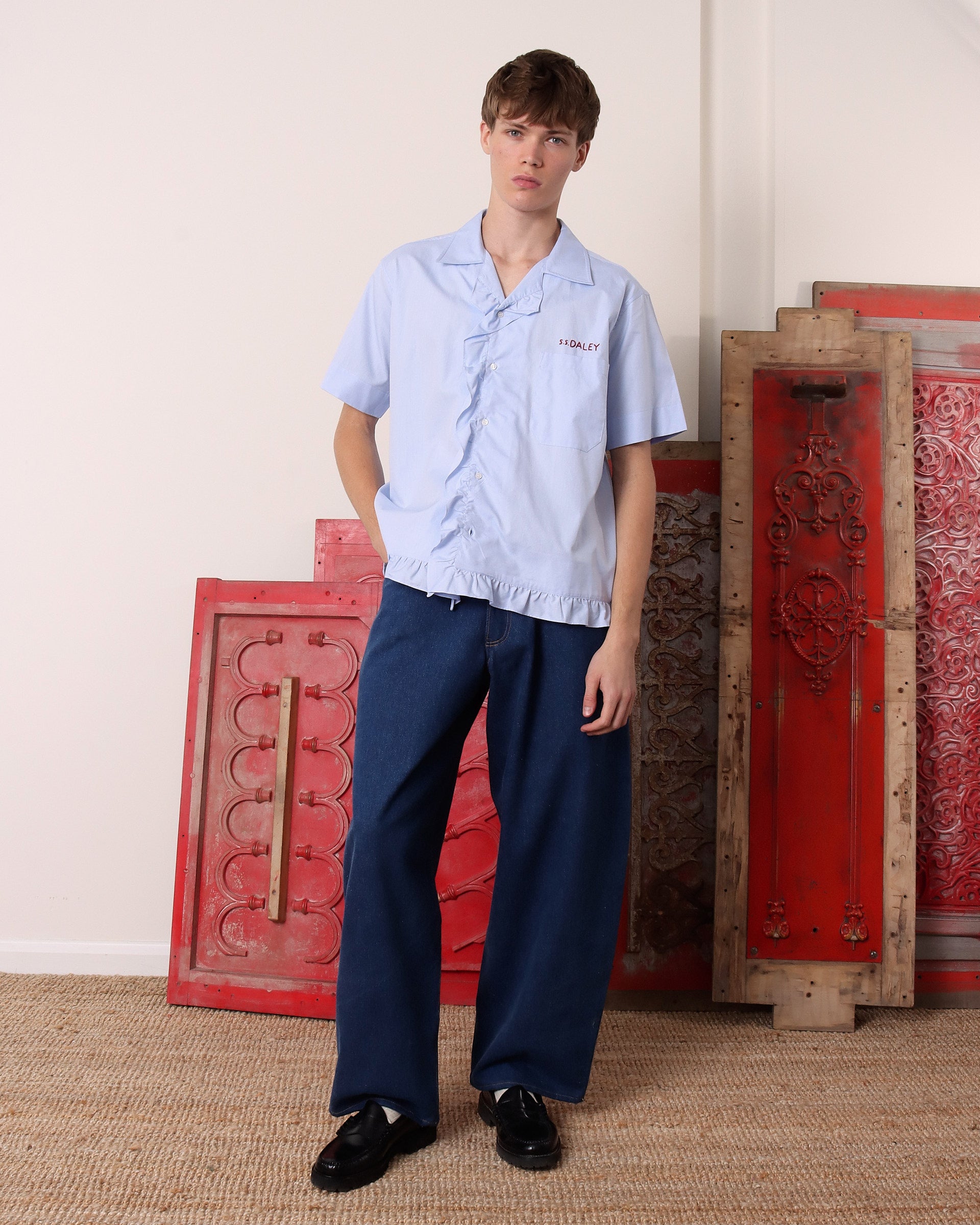 Oxford' Pillowcase shirt - Blue