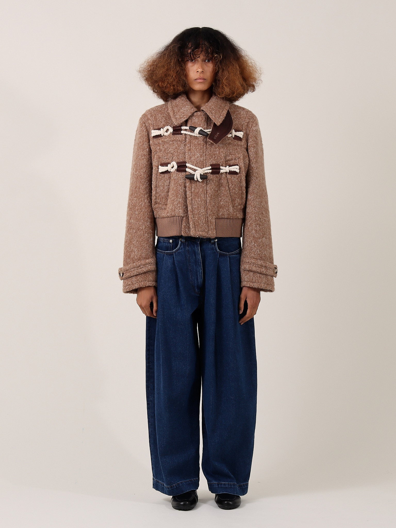 Haven Rope-Fastened Jacket — Heathered Brown