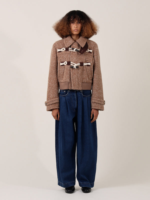 Haven Rope-Fastened Jacket — Heathered Brown alternate view