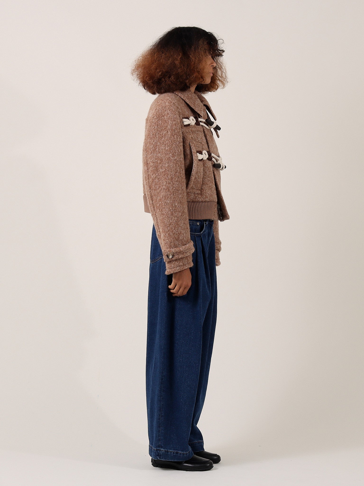 Haven Rope-Fastened Jacket — Heathered Brown