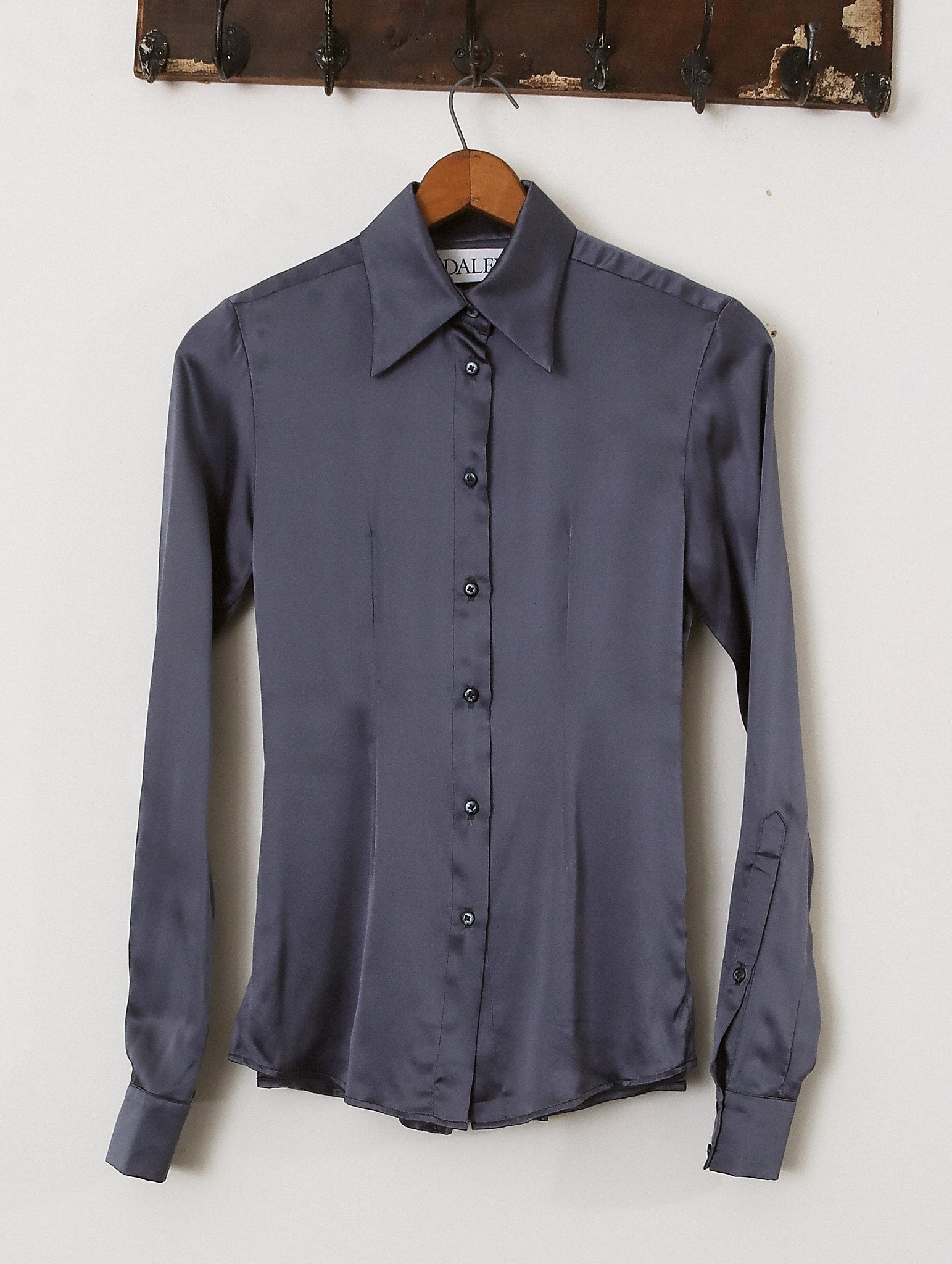 Prussian Blue Slim Fit Shirt - Archival Sale