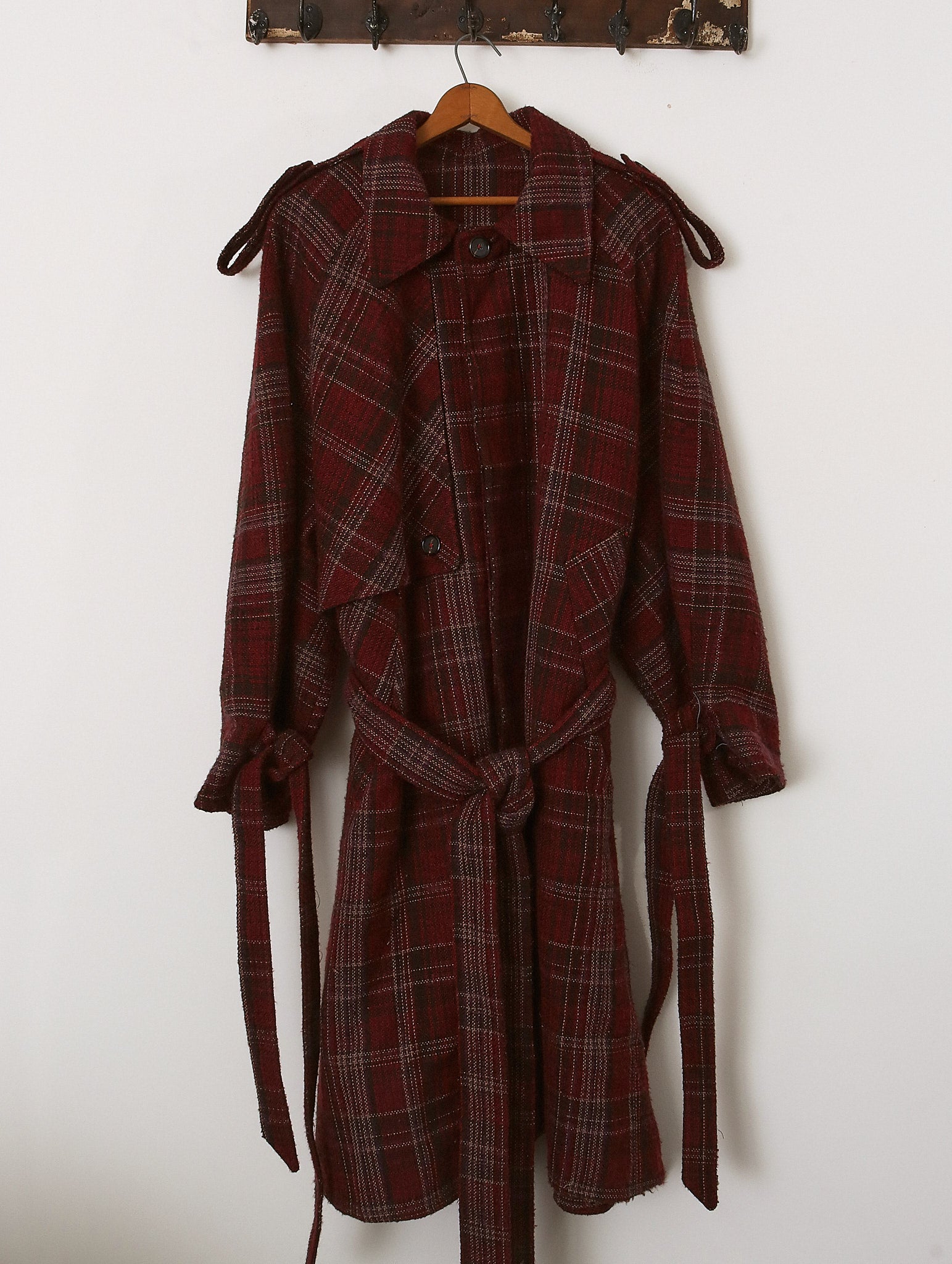 'Rowland' Wool Trench Coat - Archival Sale