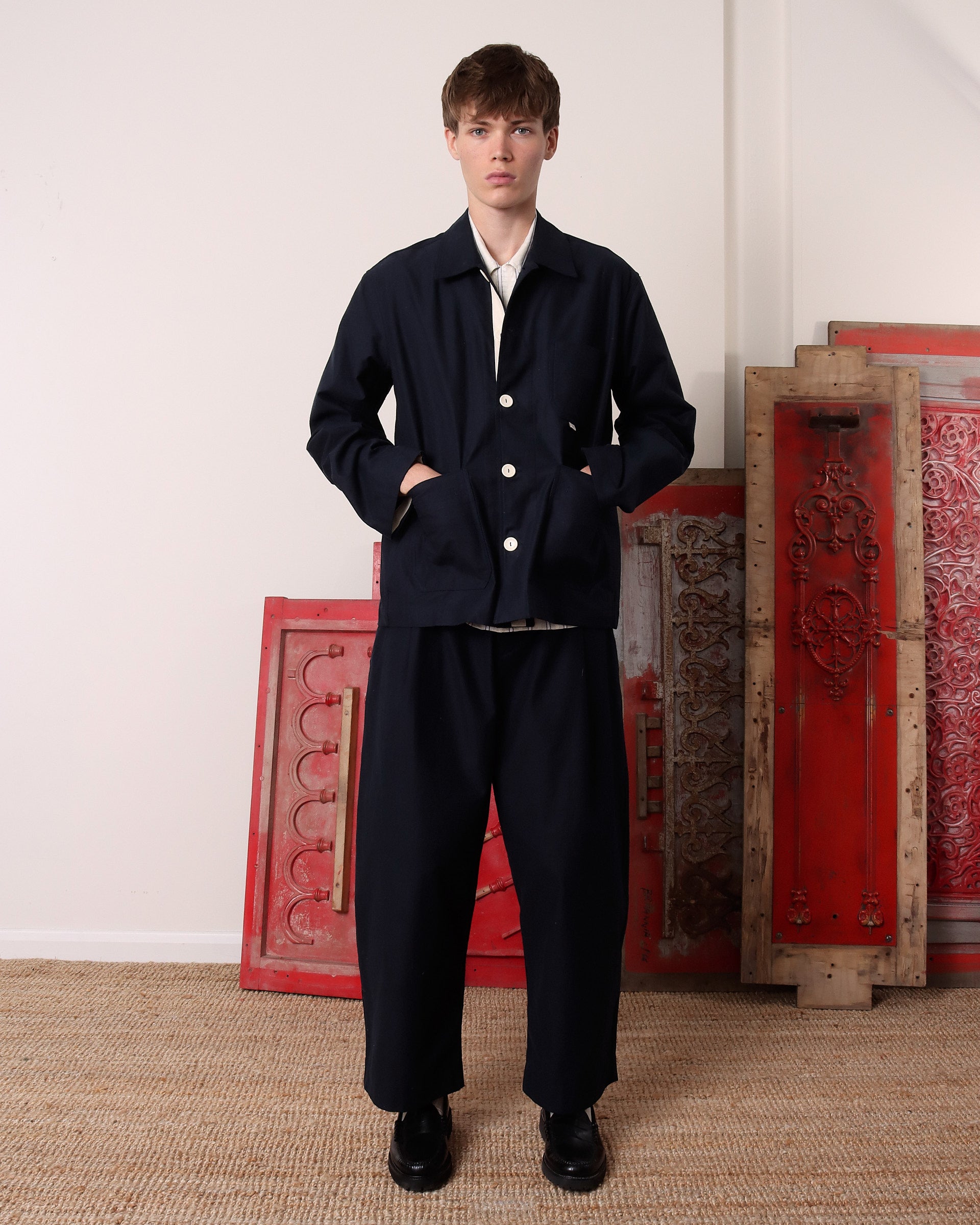 Clarence' Chore Jacket - Navy