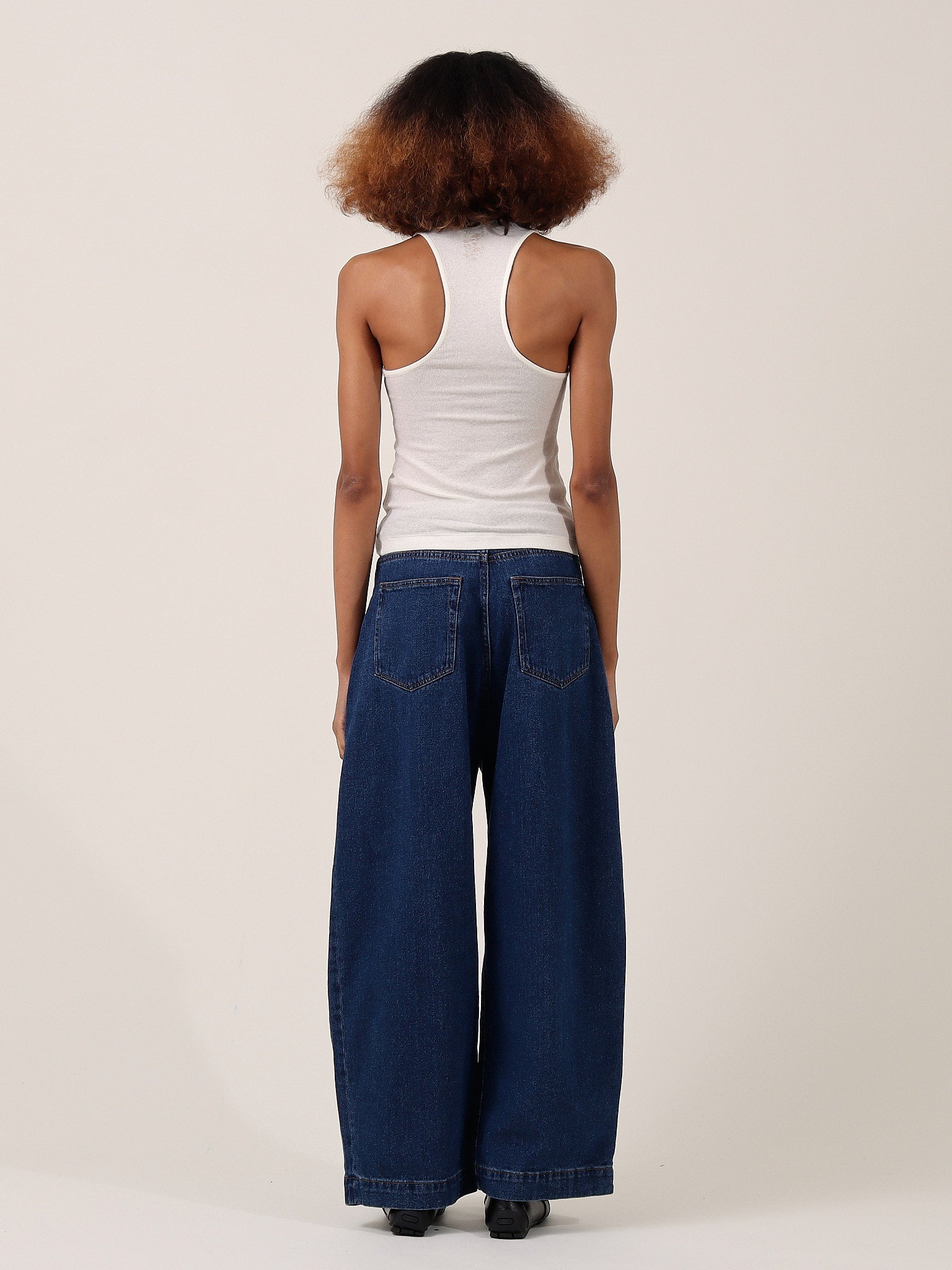 Cochrane Racer-Back Vest — Ecru