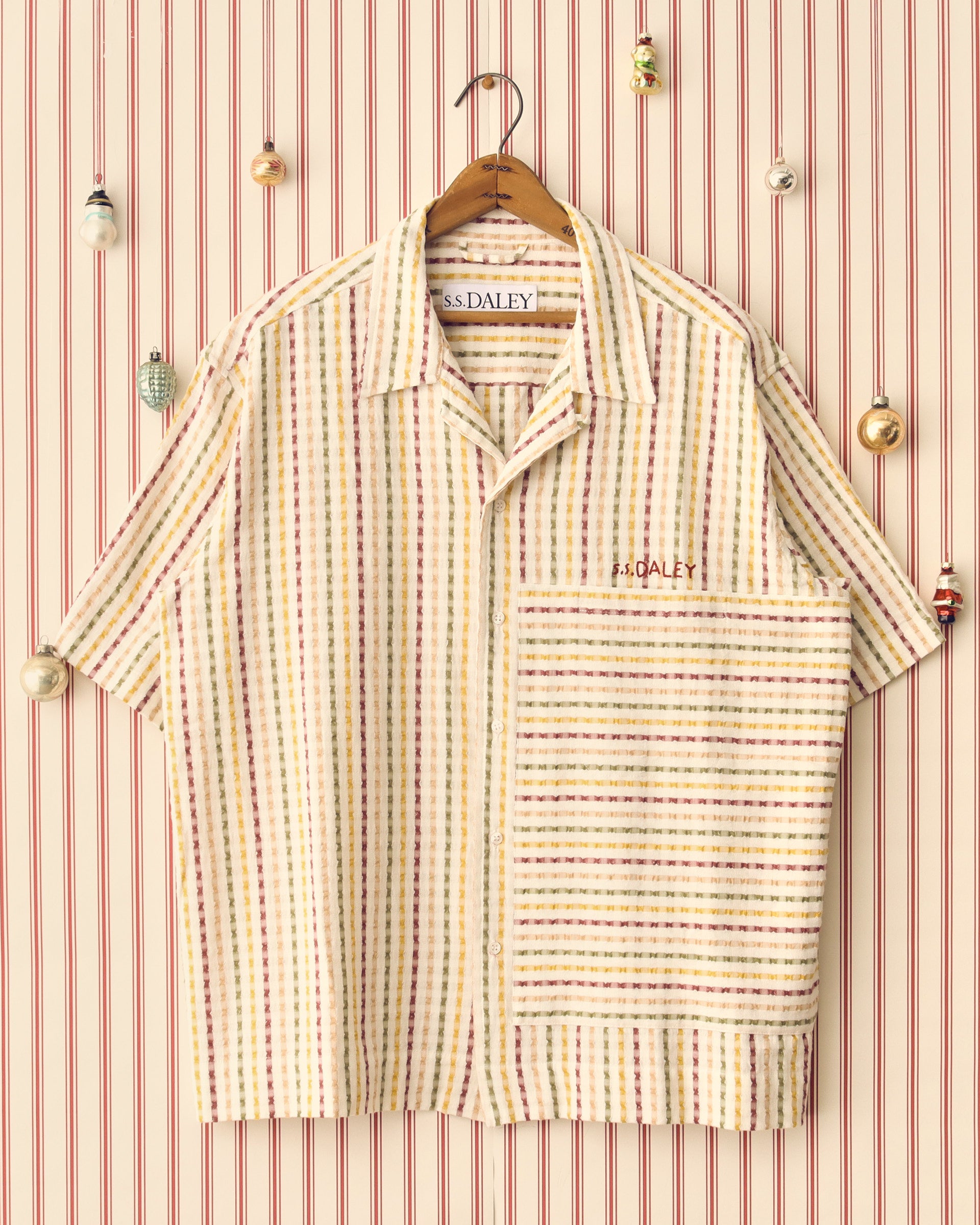 'Almer' Woven Stripe Shirt