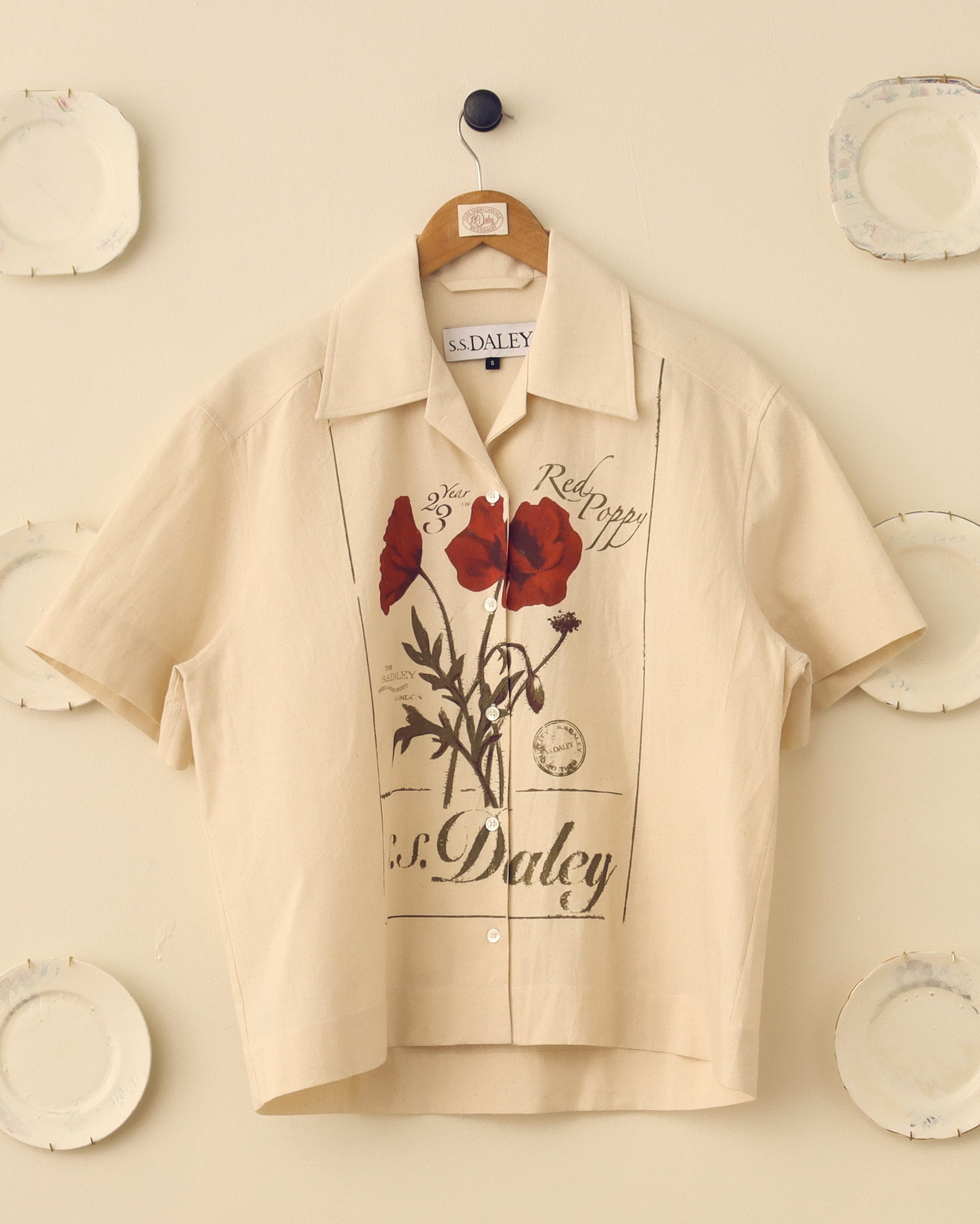 Seed packet shirt - Poppy