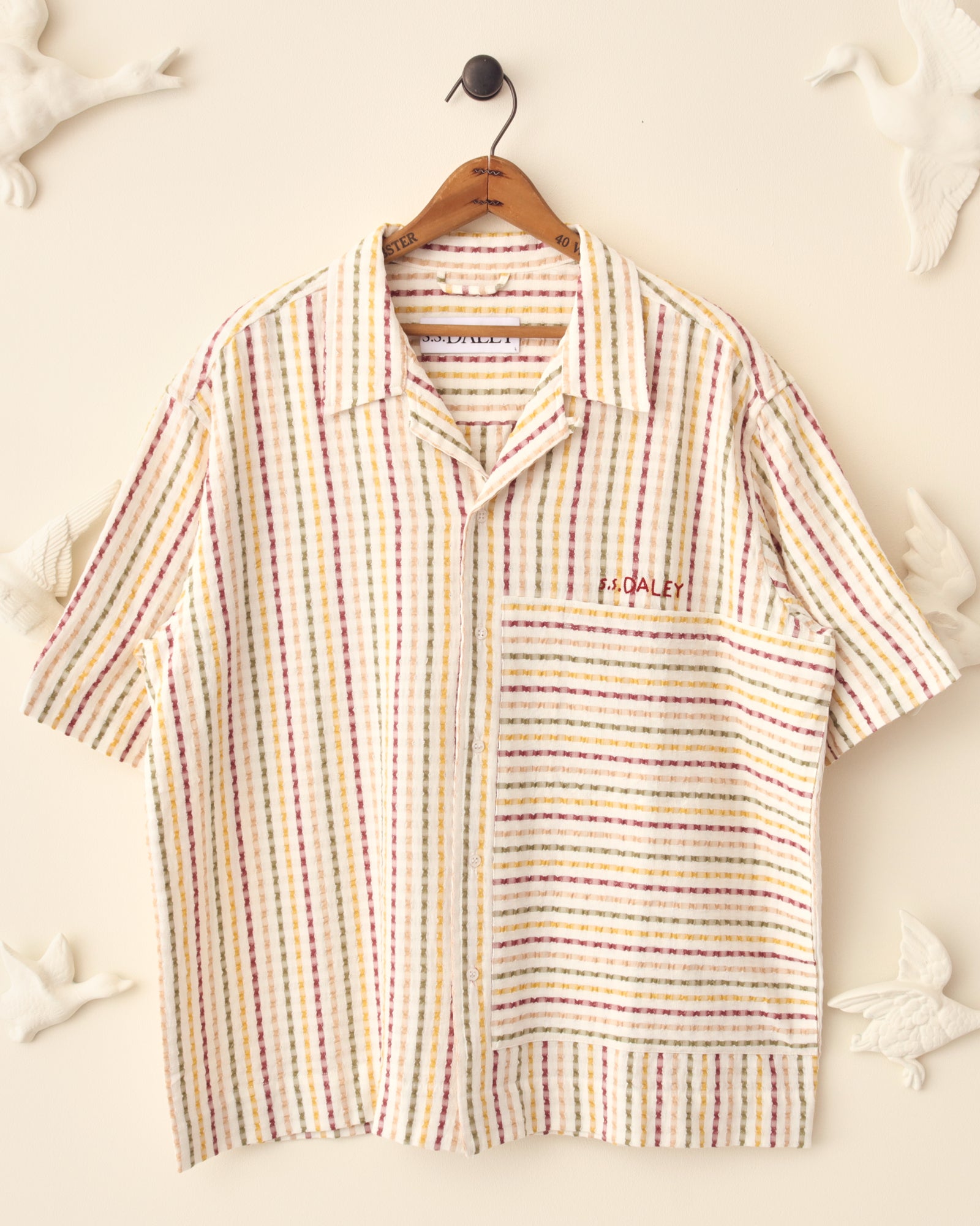 'Almer' Woven Stripe Shirt