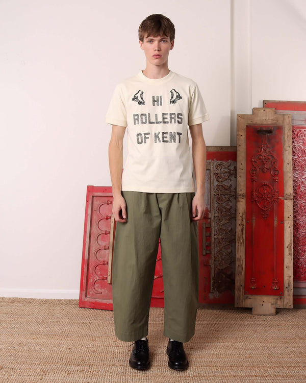 Hi Rollers' T-shirt - Ecru