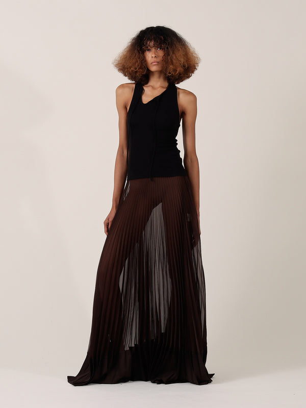 Celeste Sunray Pleated Skirt