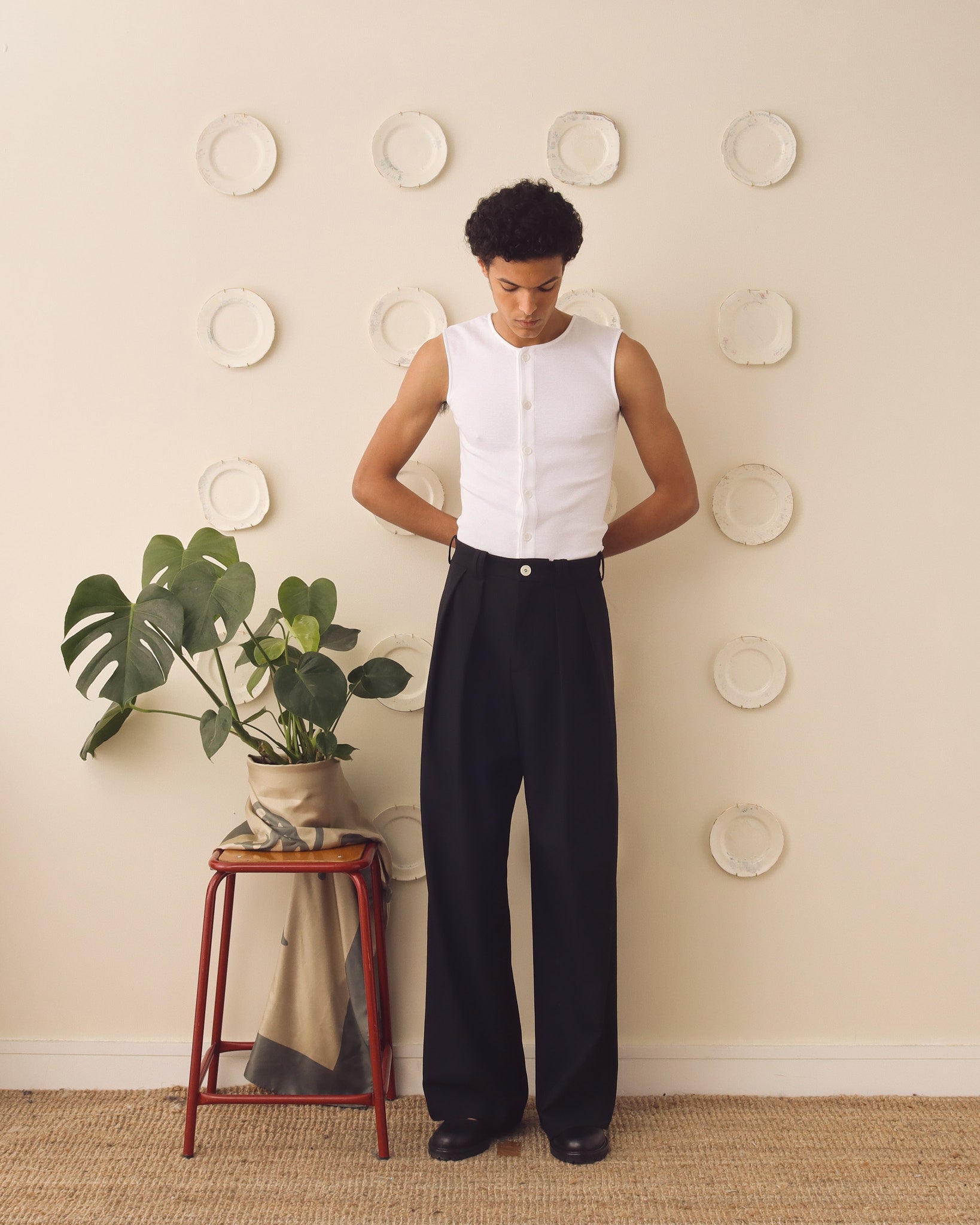 Cian Buttoned Top White — S.S.DALEY Cian Buttoned Top White — S.S.DALEY