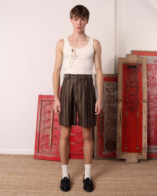 Rafferty' Pleated Suit Short
