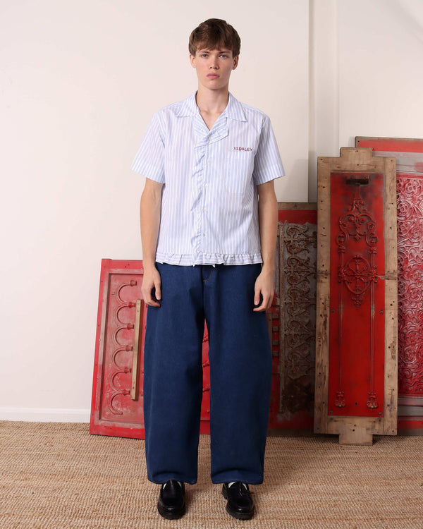 Oxford' Pillowcase Shirt - Blue and White