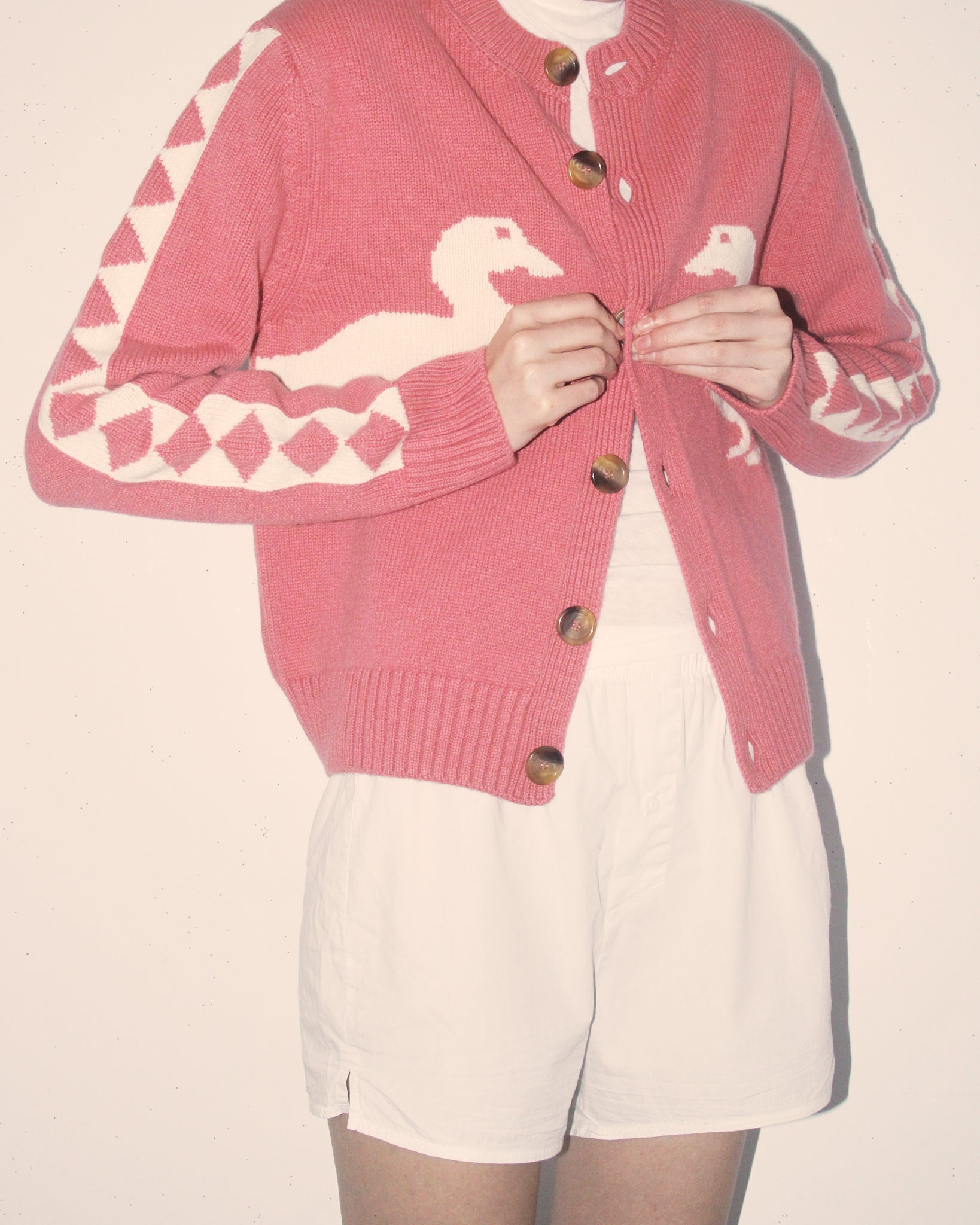 Jasper' Cardigan - Pink