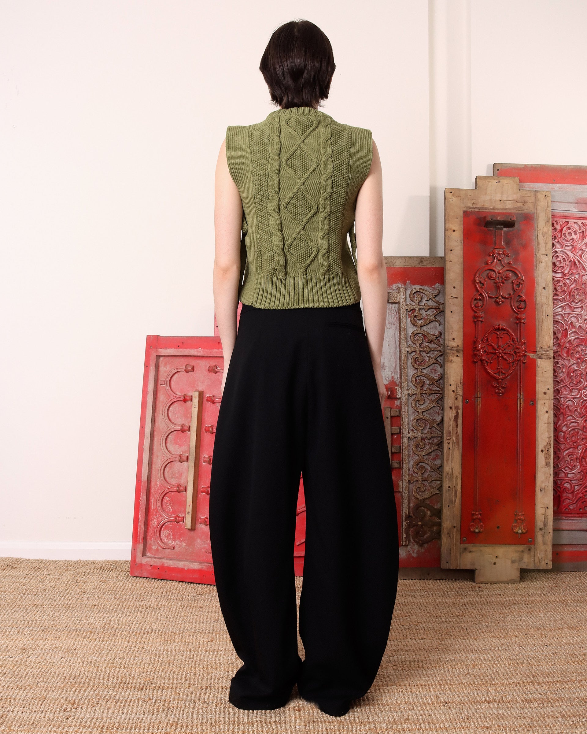 Blandine' Vest - Green