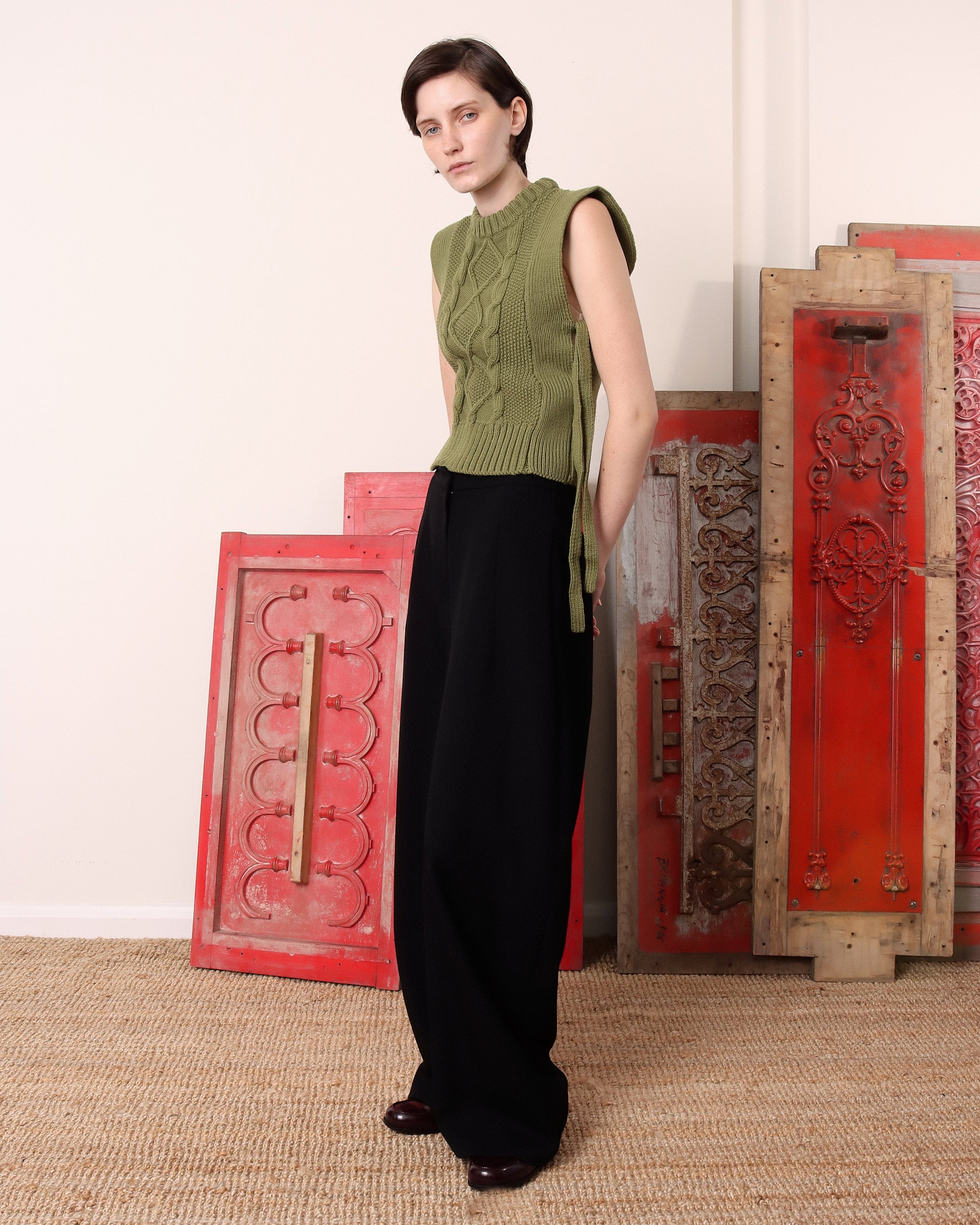 Blandine' Vest - Green