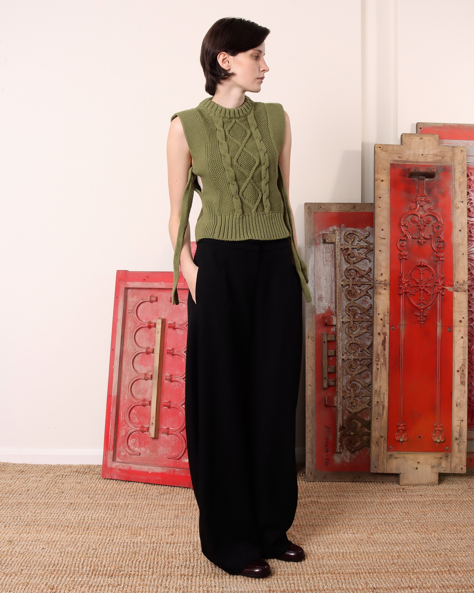 Blandine' Vest - Green