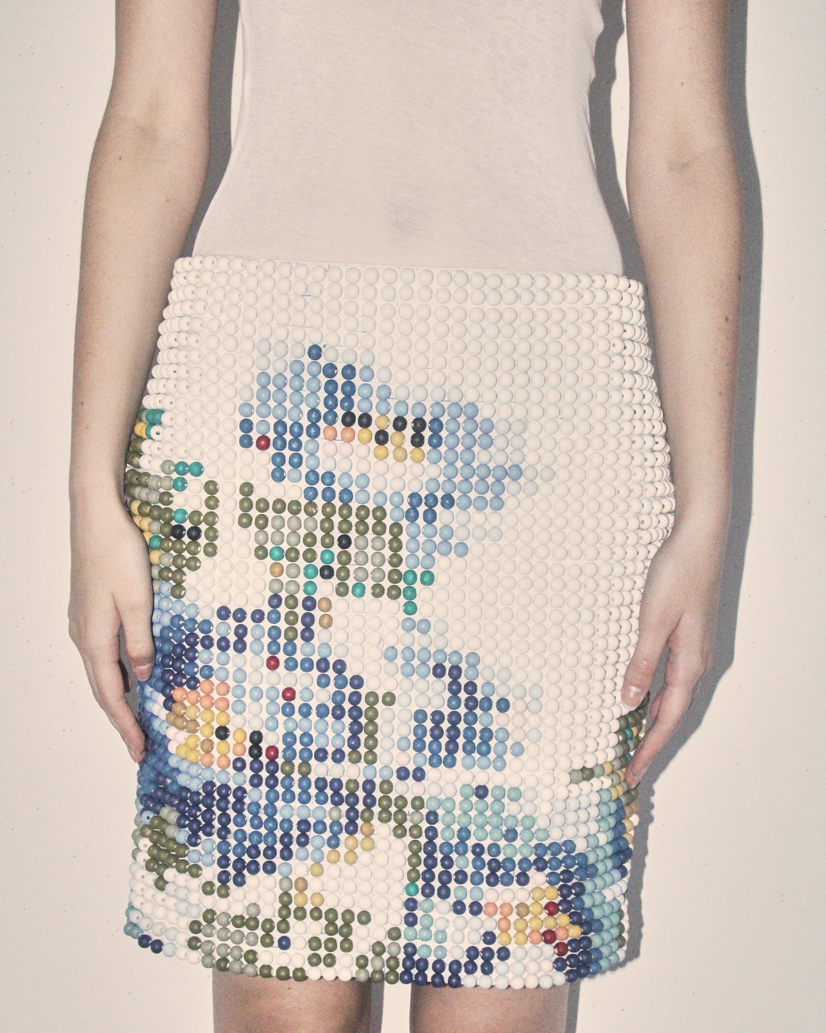 'Flora' Beaded Skirt