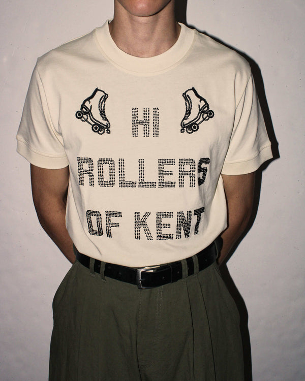 Hi Rollers' T-shirt - Ecru alternate view