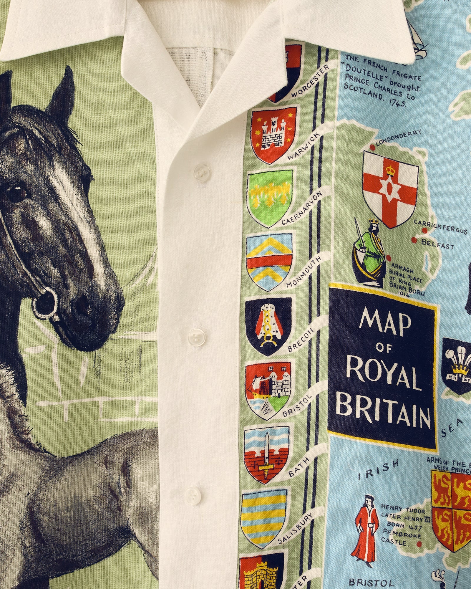 Orange Label: 'Map of Royal Britain' Frame shirt