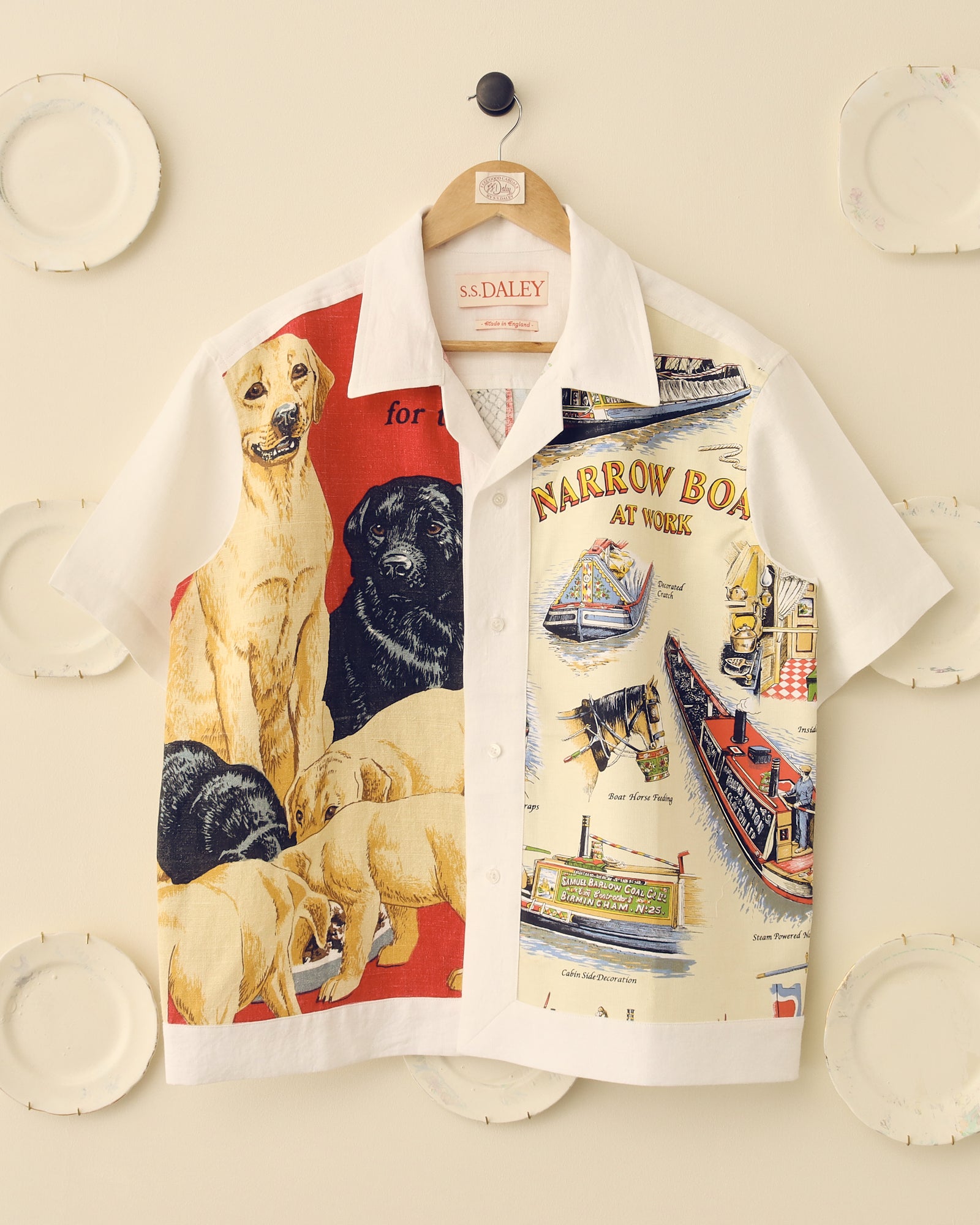 Orange Label: 'Narrowboats' Frame Shirt