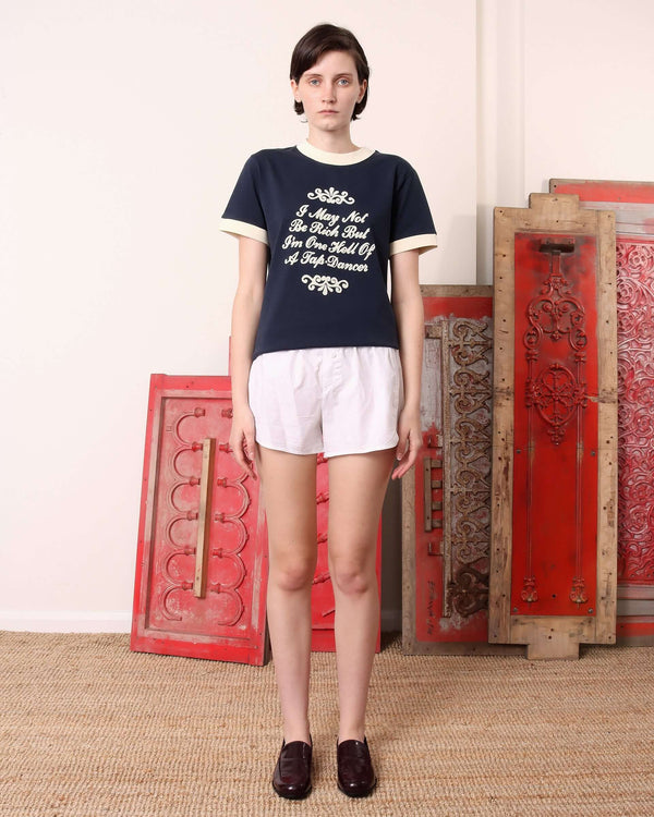 Tap' Jersey T-shirt Womens - Navy