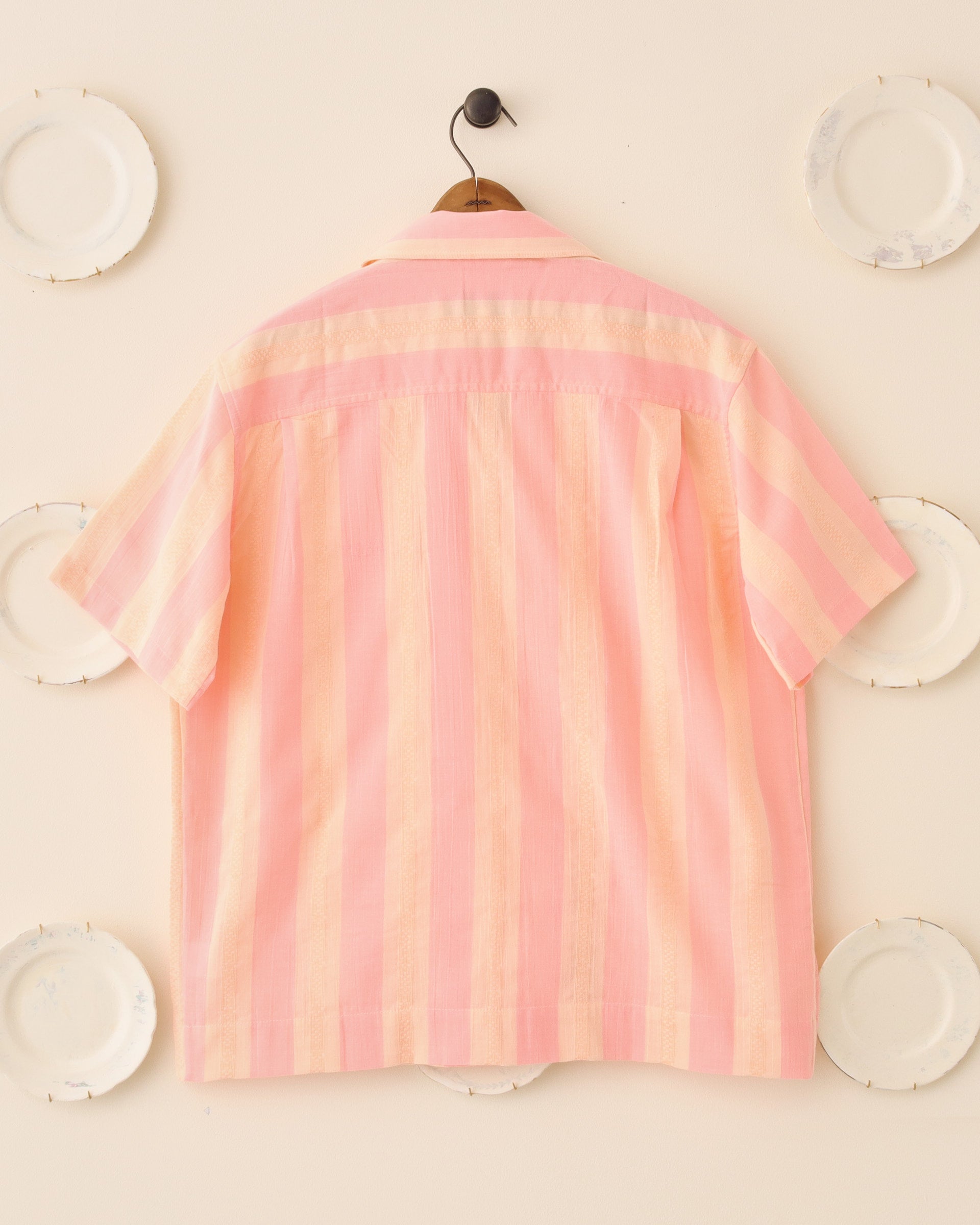 'Turing' Short Sleeve Shirt - Pink/Orange