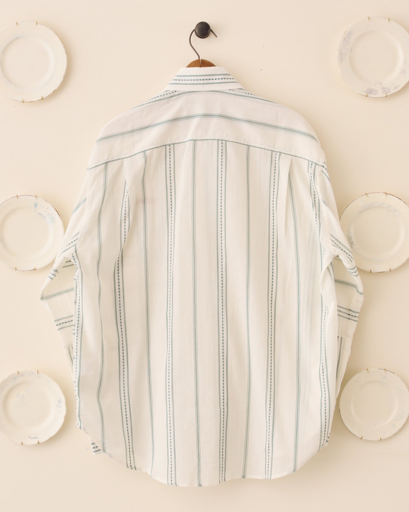 'Jupp' Long Sleeve Shirt - Blue/White