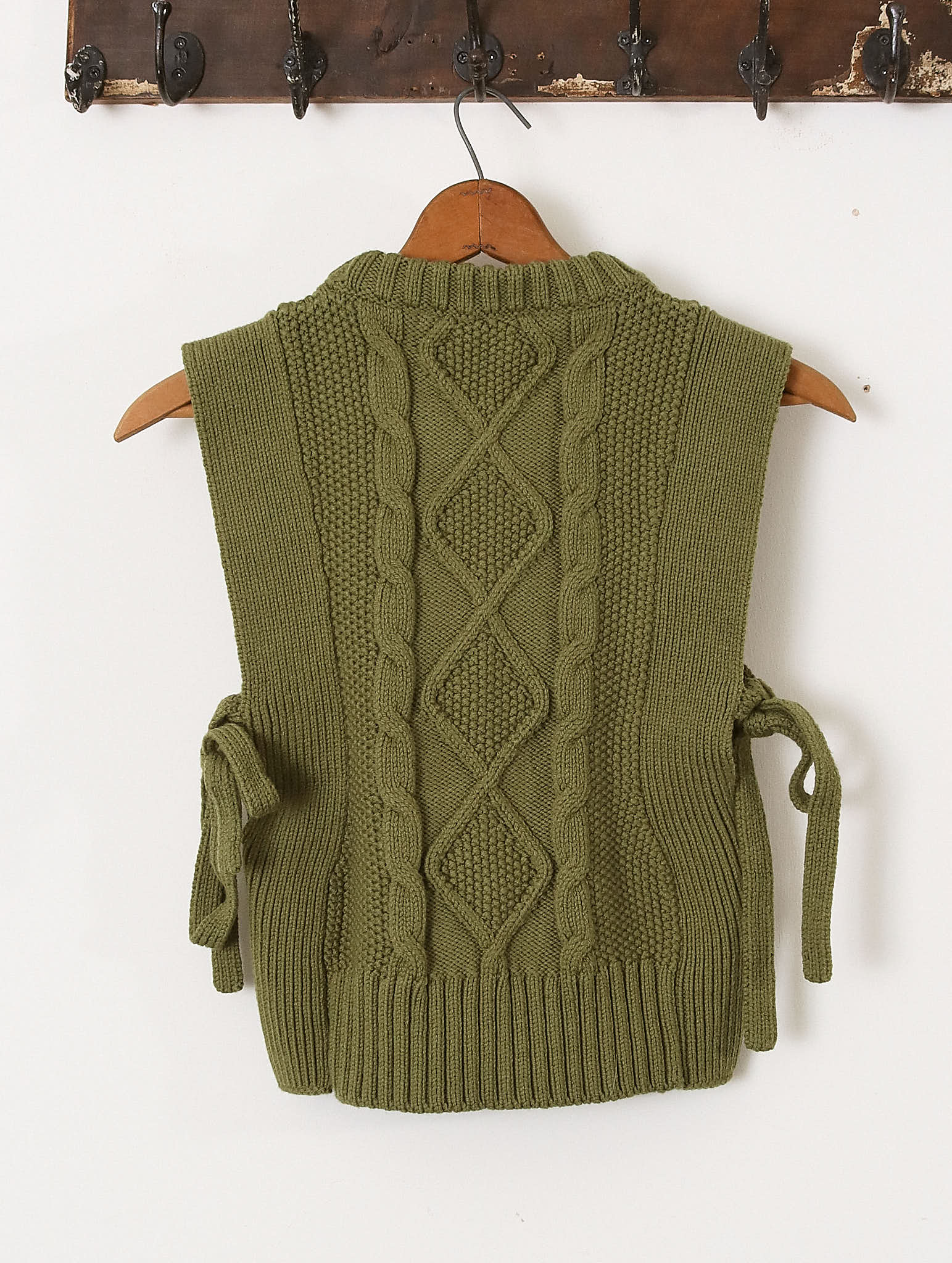'Blandine' Vest - Green - Archival Sale