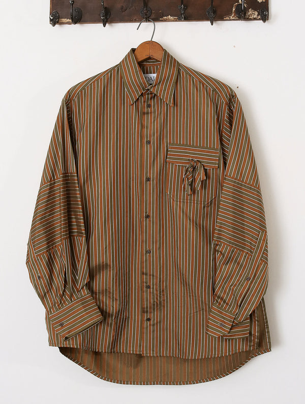 'Atkinson' Striped Silk Shirt - Archival Sale