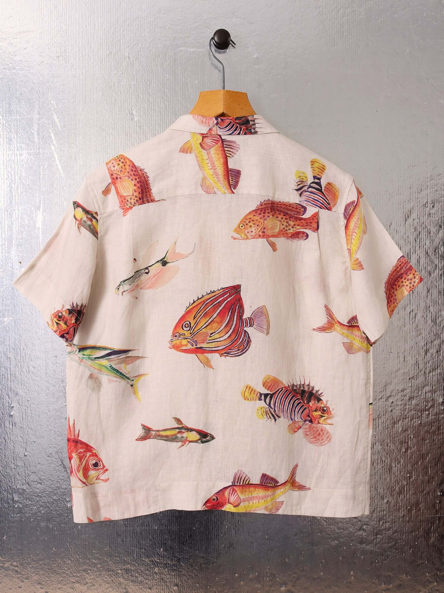 A flat shot of the short sleeve 'Benjamin' Shirt. 