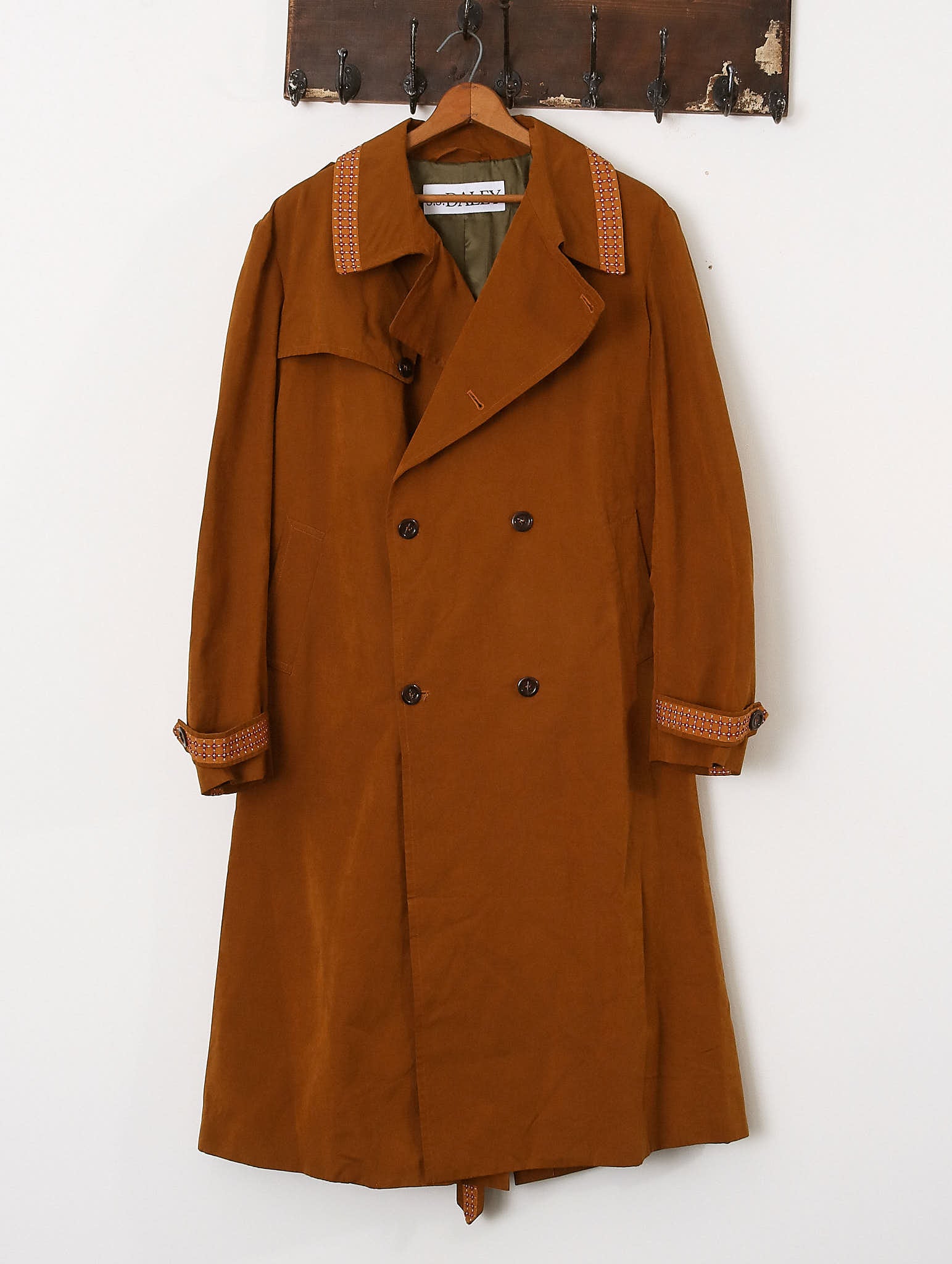 'Clementson' Trench Coat - Ochre - Archival Sale