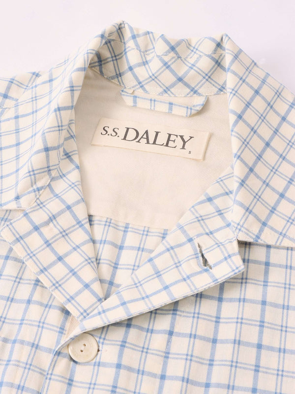 Clarence Chore Jacket - Blue & White Check alternate view