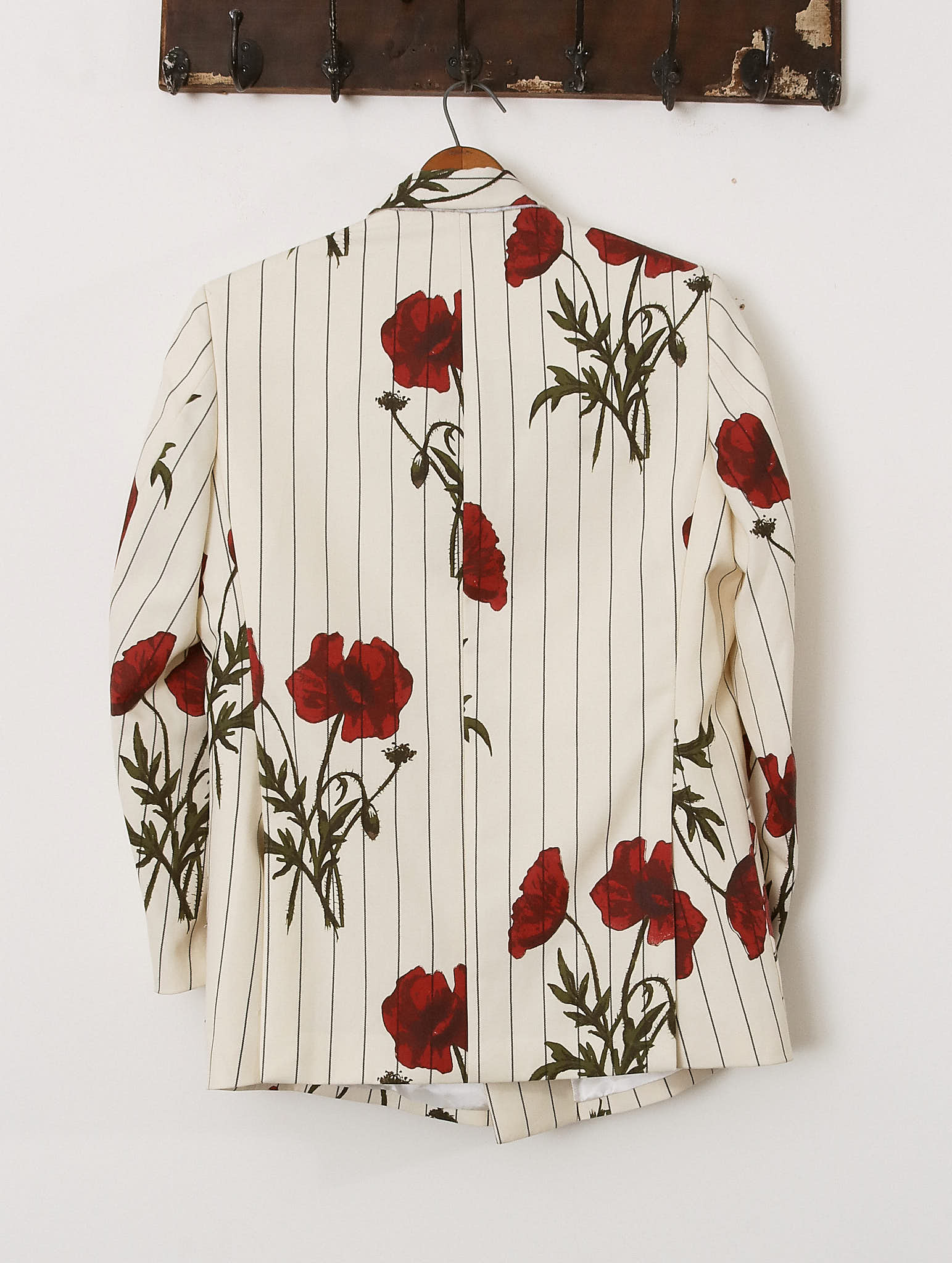 Poppy and Striped Double Breasted Jacket - Archival Sale