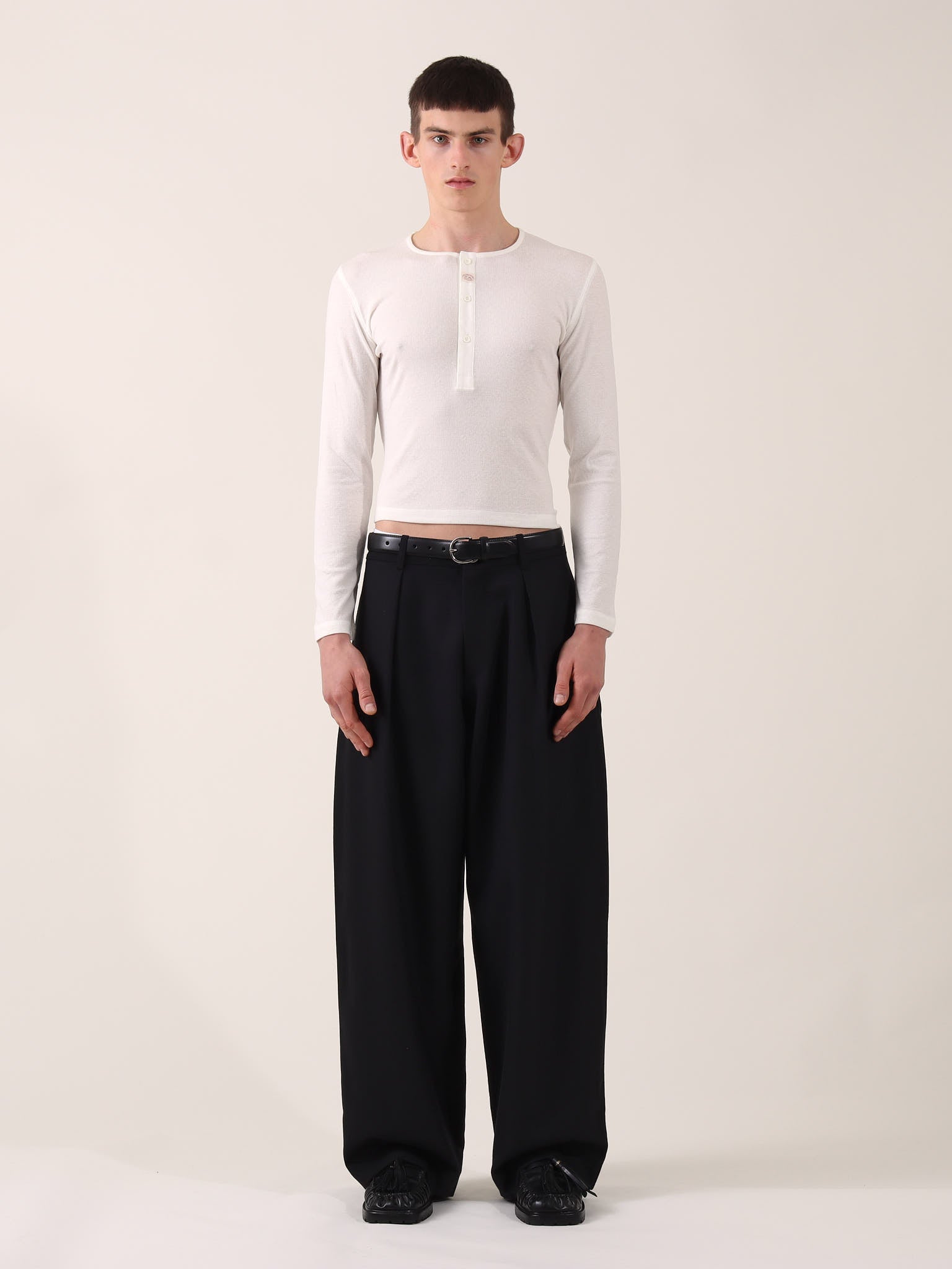 'Harold' T-shirt - Sheer Ecru