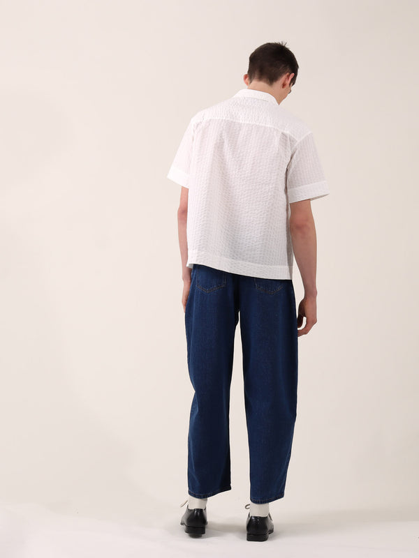 Turing Shirt - White Striped Seersucker alternate view