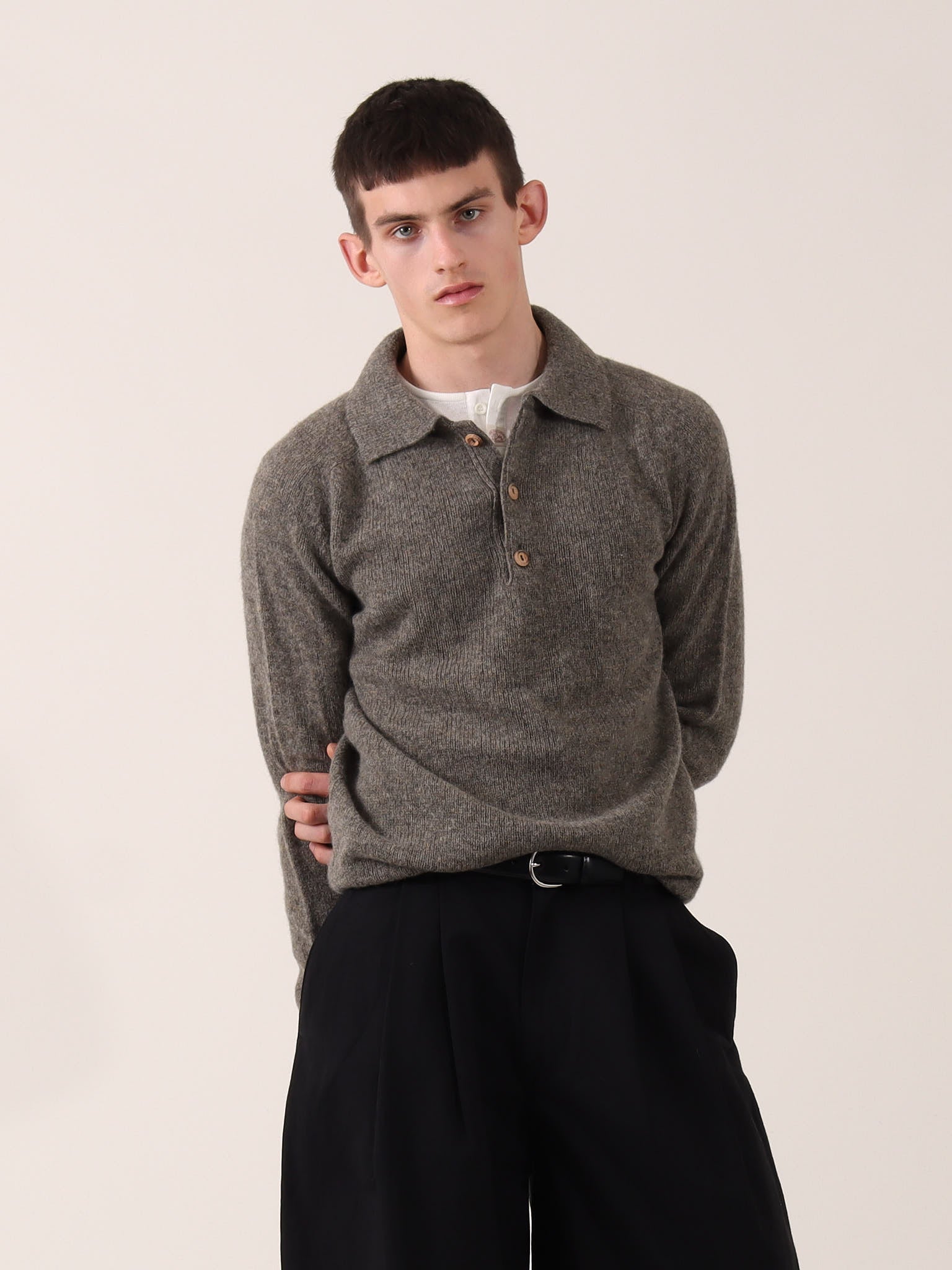 Harrow Polo - Oatmeal Marl