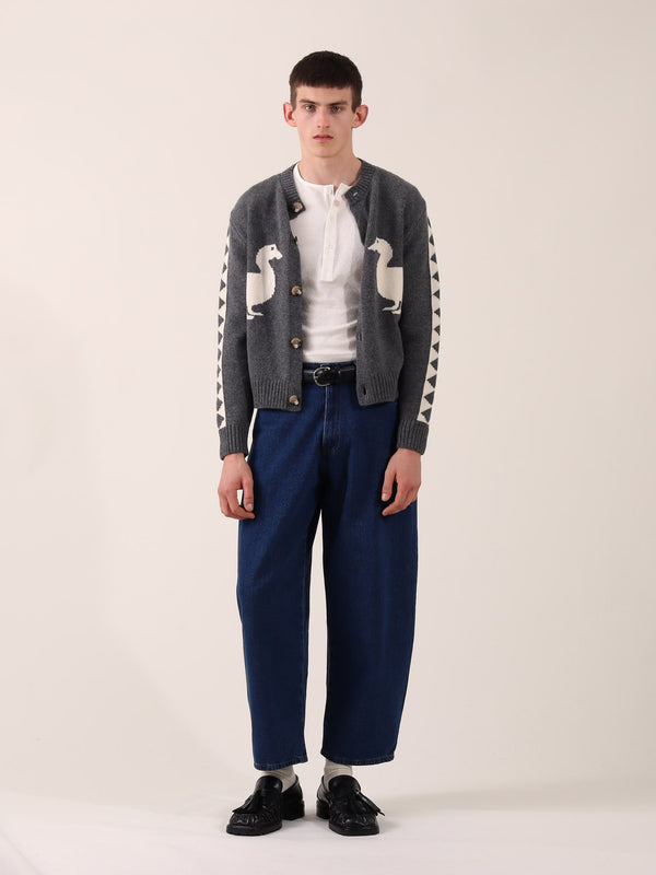 Jasper Duck Cardigan - Derby Grey alternate view