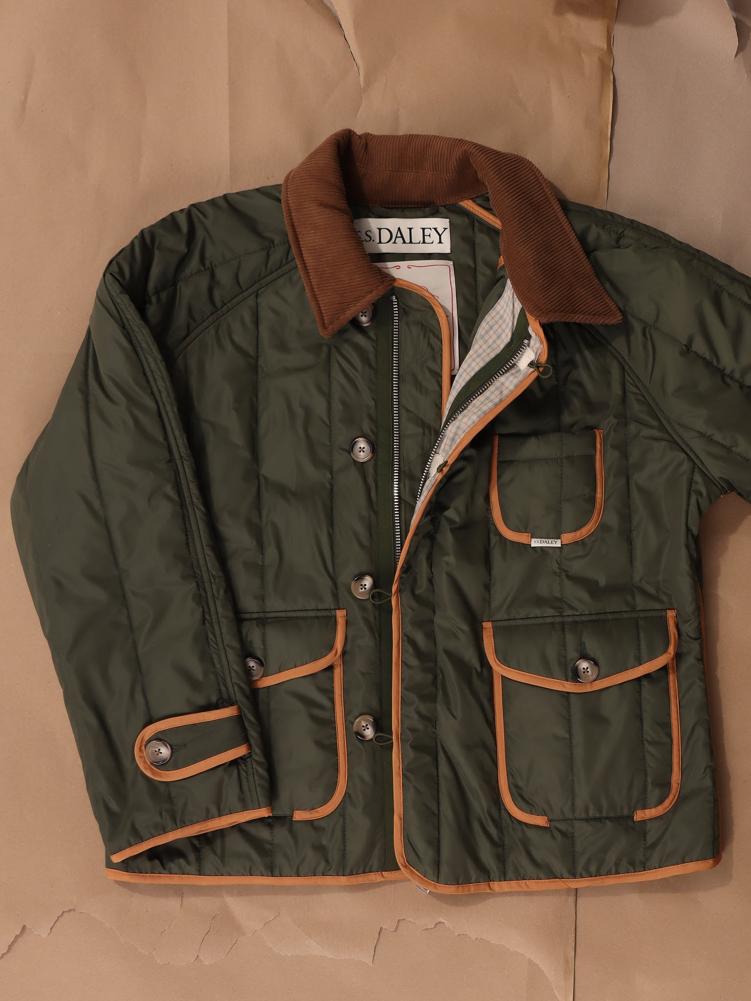 Durham Quilted Jacket - Green
